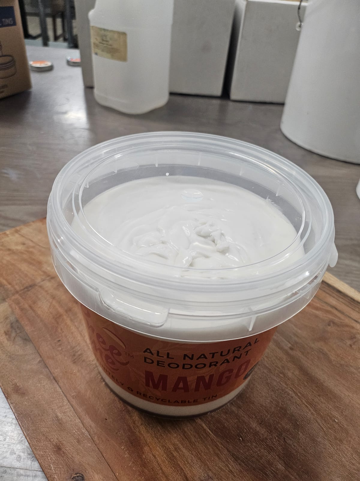 FreeMe All Natural Deodorant Mango 70oz Deodorant Bucket